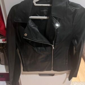 Obermeyer Women's Black Leather Jacket